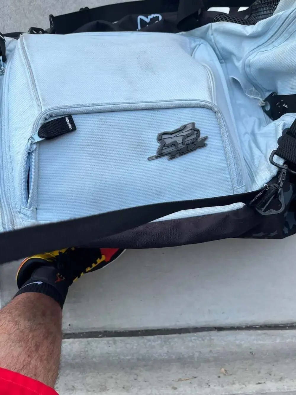 Fox Racing Rolling Gear Duffle Bag with Extended Handle